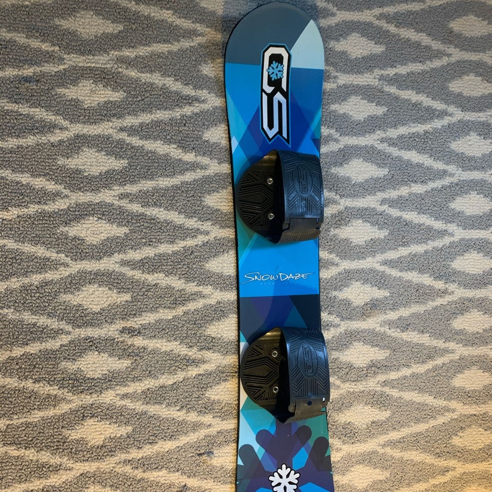 Kids snow board sled